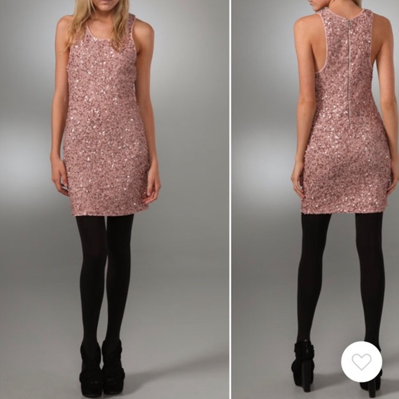 ALICE + OLIVIA Kendra Sequined & Beaded Racerback Dress - Picture 2 of 10